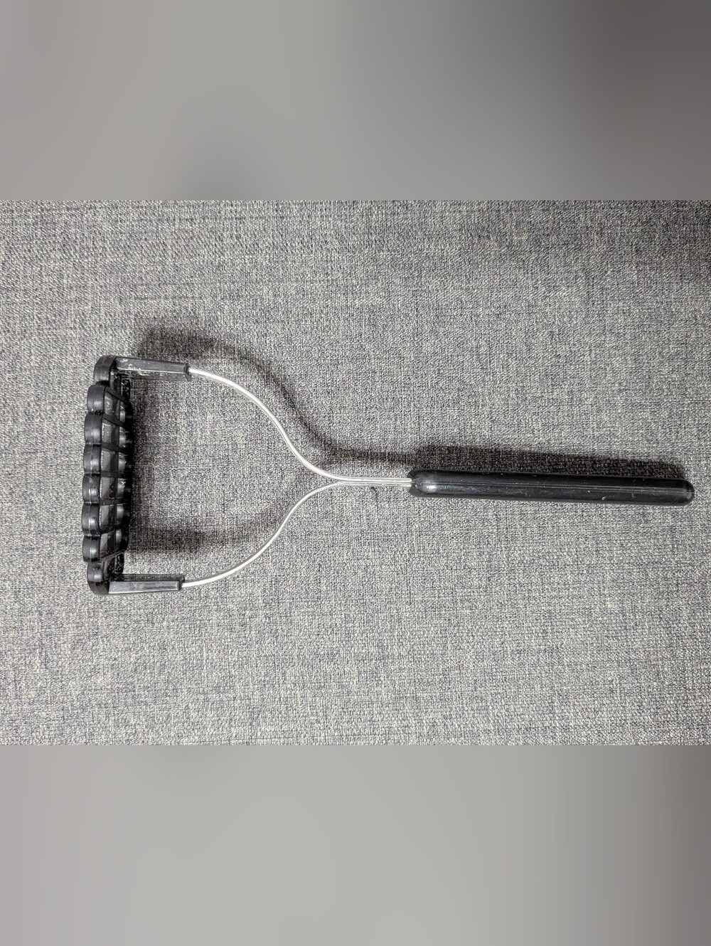 Vintage Bonny USA Potato Masher Nylon 10.75" Black Plastic Handle